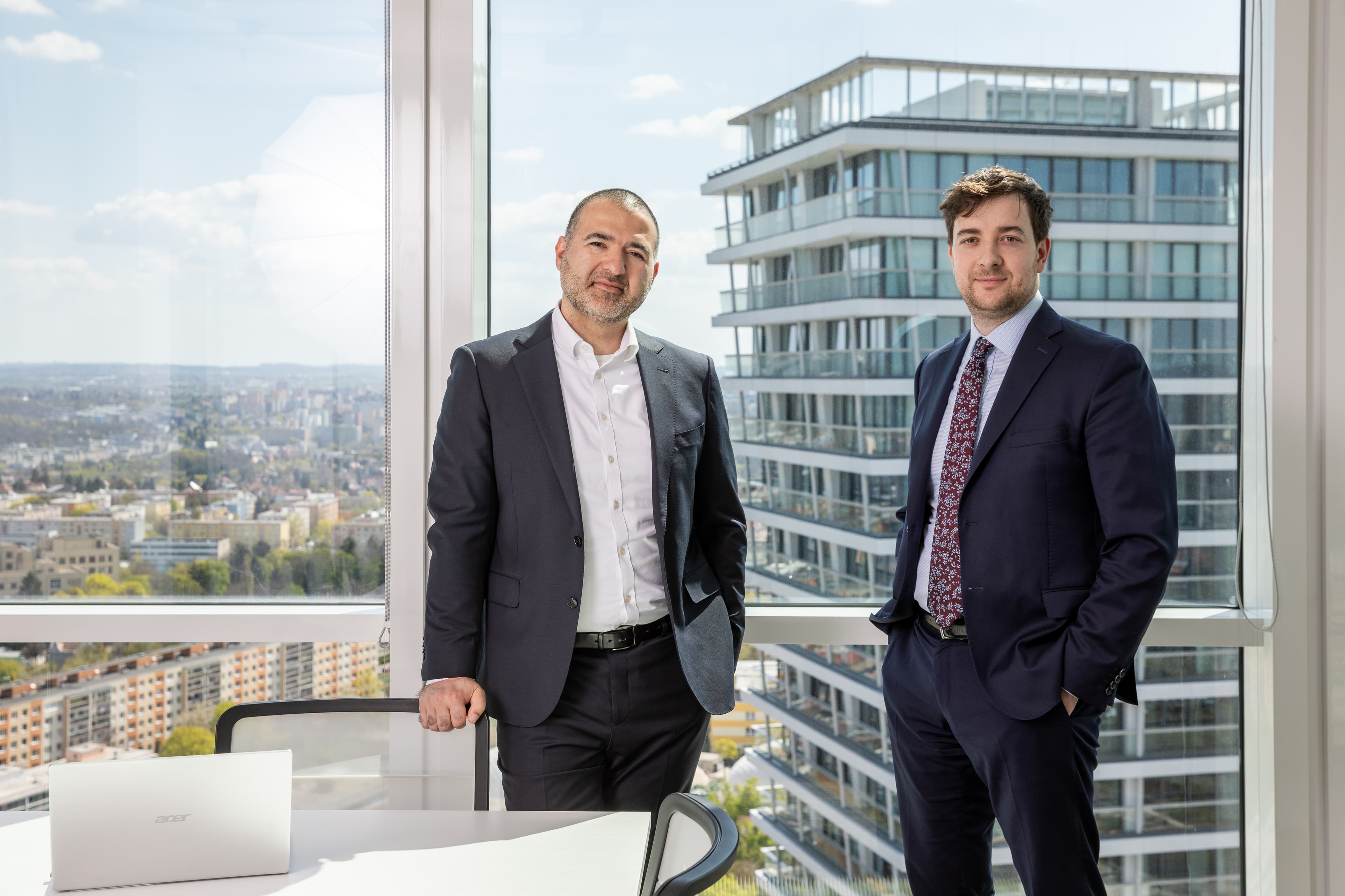 PEERS Czechia lawyers at their City Tower office overlooking Prague